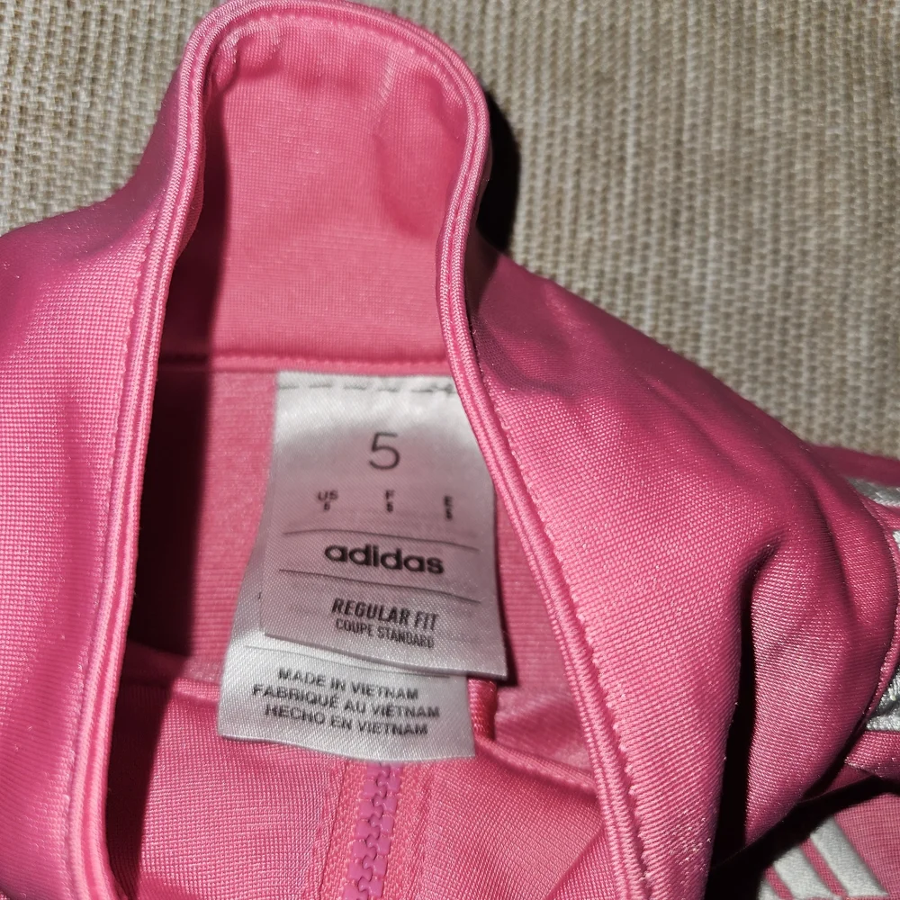 Adidas Kids Pink Jacket